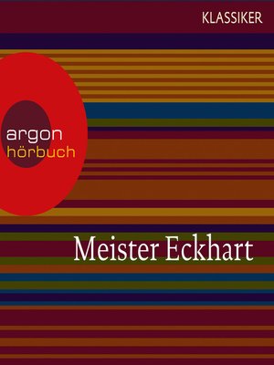 cover image of Meister Eckhart--Vom edlen Menschen (Feature)